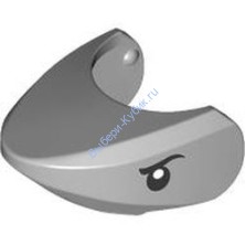 Деталь Лего Голова Акулы Цвет Светло-Серый