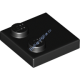 Деталь Лего Плитка Модифицированная 2 х 2 Со Штырьками По Краю Цвет Черный