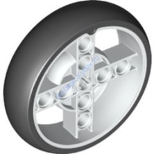 Деталь Лего Техник Колесо С Диском 56 x 14 Цвет Белый