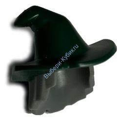 Деталь Лего Волосы и Шляпа Волшебника Цвет Темно-Серый