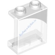 Деталь Лего Панель 1 х 2 х 2 С Боковыми Усилителями - Полые Штырьки С Рисунком С Левой Стороны Цвет Прозрачный