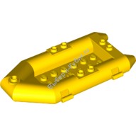 Деталь Лего Лодка Надувной Плот Малый Цвет Желтый