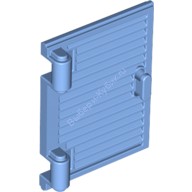 Деталь Лего Окно 1 х 2 х 3 Затвор С Петлями И Ручкой Цвет Голубой