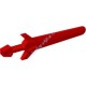 Деталь Лего Большой Меч Угловой Цвет Красный