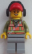 Минифигурка Лего Сити - Женщина Рабочий