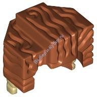 Деталь Лего Волосы Трапециевидной Формы Цвет Темно-Оранжевый