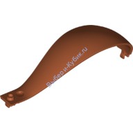 Деталь Лего Панель 4 х 4 х 13 Изогнутая Коническая С Зажимом На Каждом Конце Цвет Темно-Оранжевый