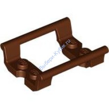 Деталь Лего Рельсы Для Горок Цвет Коричневый