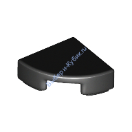 Деталь Лего Плитка Круглая 1 х 1 Четверть Цвет Черный