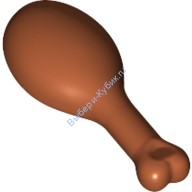 Деталь Лего Ножка Индейки 22мм Цвет Темно-Оранжевый