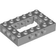 Деталь Лего Техник Кубик 4 х 6 Открытый Центр Цвет Светло-Серый