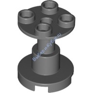 Деталь Лего Опора 2 х 2 х 2 Стенд Со Сквозным Отверстием Цвет Темно-Серый
