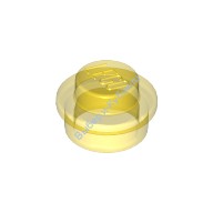 Деталь Лего Пластина Круглая 1 х 1 Цвет Прозрачно-Желтый