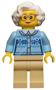  Минифигурка Лего Сити  -  Бабушка