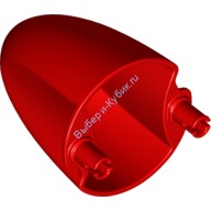 Деталь Лего Лобовое Стекло 4 х 4 х 5 Конус С Пинами Цвет Красный