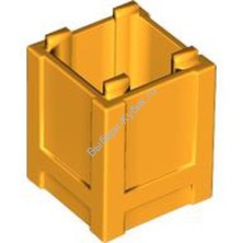 Деталь Лего Ящик 2 х 2 х 2 С Открытым Верхом Цвет Ярко-Светло-Оранжевый