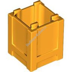 Деталь Лего Ящик 2 х 2 х 2 С Открытым Верхом Цвет Ярко-Светло-Оранжевый