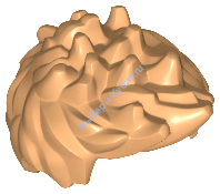 Деталь Лего Парик Цвет Карамельный