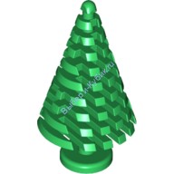 Деталь Лего Ель Большая 4 х 4 х 6 2/3 Цвет Зеленый