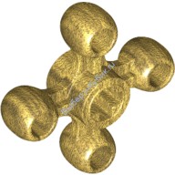 Деталь Лего Техник Кноб Колесо Цвет Перламутрово-Золотой