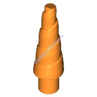 Деталь Лего Рог Единорога Цвет Оранжевый