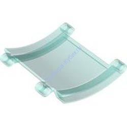 Деталь Лего Техник Панель Изогнутая 8 x 8 x 2 Цвет Прозрачно-Голубой