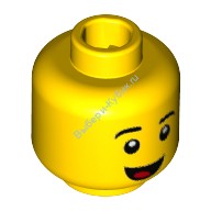 Деталь Лего Голова Минифигурки Цвет Желтый