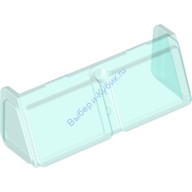 Деталь Лего Лобовое Стекло 2 X 6 X 2 Поезд Цвет Прозрачно-Голубой