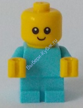 Baby - Medium Azure Body with Yellow Hands