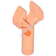 Деталь Лего Стержень 1L С Клипсой Цвет Прозрачно-Неоново-Оранжевый