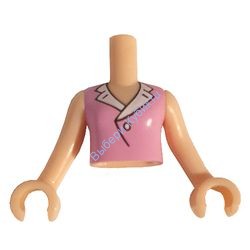 Деталь Лего Торс Мини Долл Френдс С Рисунком Цвет Светло-Телесный