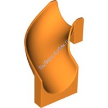 Деталь Лего Детская Горка 6 х 6 х 6 Изогнутая Цвет Оранжевый