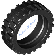 Деталь Лего Шина 43.2 х 14 Офсет Гусеница Цвет Черный