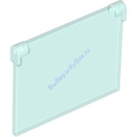 Деталь Лего Стекло Для Окна 1 X 4 X 3 - С Петлями Цвет Прозрачно-Голубой