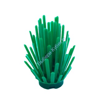 Деталь Аналог Совместимый С Лего Колючий Кустарник 2 х 2 х 4 Цвет Зеленый