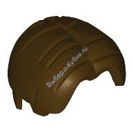 Деталь Лего Волосы С Пробором Цвет Темно-Коричневый