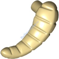 Деталь Лего Рог Левый Цвет Песочный