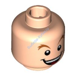 Деталь Лего Голова Минифигурки Цвет Светло-Телесный