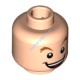 Деталь Лего Голова Минифигурки Цвет Светло-Телесный