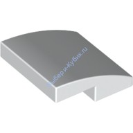Деталь Лего Скос Закругленный 2 x 2 x 2/3 Без Штырьков Цвет Белый