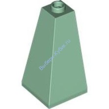 Деталь Лего Скос 75 2 х 2 х 3 Двойной Свод Цвет Песочно-Зеленый