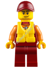 Минифигурка Лего Сити - Городская береговая охрана - Спасатель, cty0810
