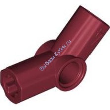 Деталь Лего Техник Коннектор Угловой #4 - 135 Градусов Цвет Темно-Красный