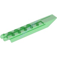 Деталь Лего Петля Пластина 1 х 8 (Лопасть Вертолета) Цвет Прозрачно-Зеленый