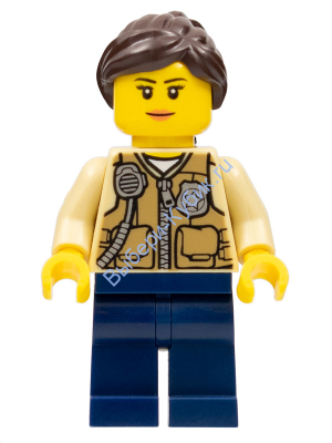    Минифигурка Лего Сити -  Полиция - Женщина-офицер, 