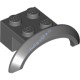 Деталь Лего Автомобильное Крыло 4 х 2 1/2 х 1 С Аркой Круглое Цвет Темно-Серый