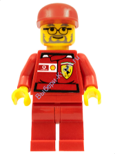 Минифигурка Лего Инженер Формулы-1 rac032s