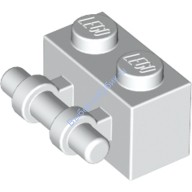 Деталь Лего Кубик Модифицированный 1 х 2 С Ручкой Цвет Белый