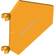 Деталь Лего Флаг 5 х 6 Шестиугольный с Рисунком Цвет Ярко-Светло-Оранжевый