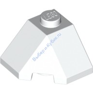 Деталь Лего Клин 2 х 2 (Скос 45 Угол) Цвет Белый